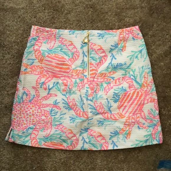 NWOT Lilly Pulitzer crab skort size 00 - Picture 2 of 4